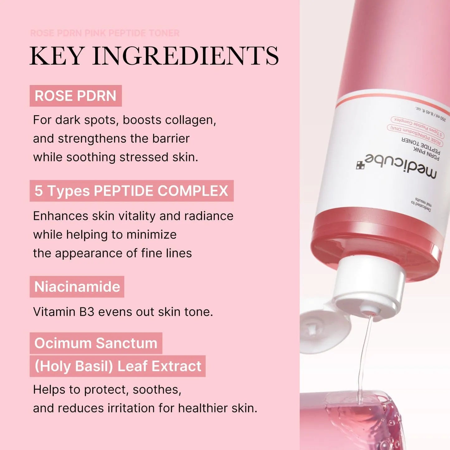 PDRN Pink Peptide Toner 250ml